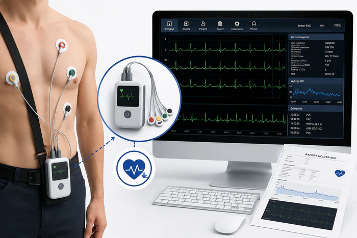 Holter EKG z oprogramowaniem